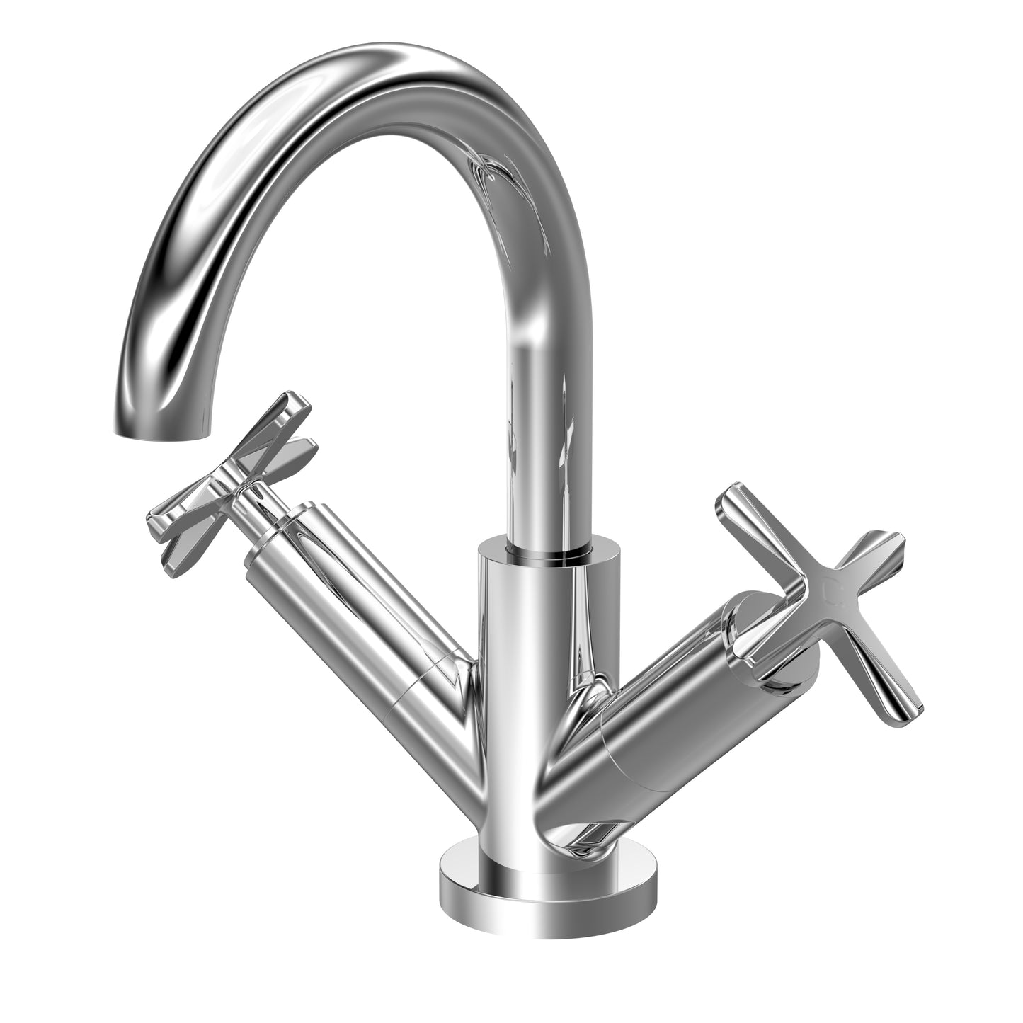 Aztec Deck Mount Mono Basin Mixer by Nuie
