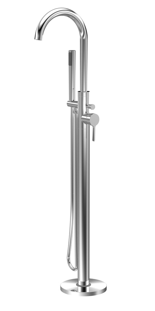 Aztec Floor Standing Bath Shower Mixer with Kit