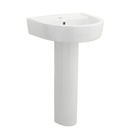 Nuie 520mm Basin & Pedestal
