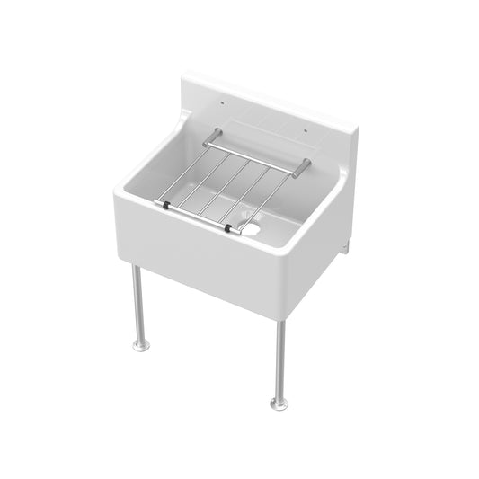 Nuie Traditional 515x382x393mm Cleaner Sink inc Legs & Bracket