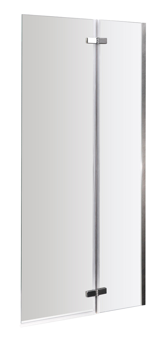 Square Fixed Bath Screen with Hinge