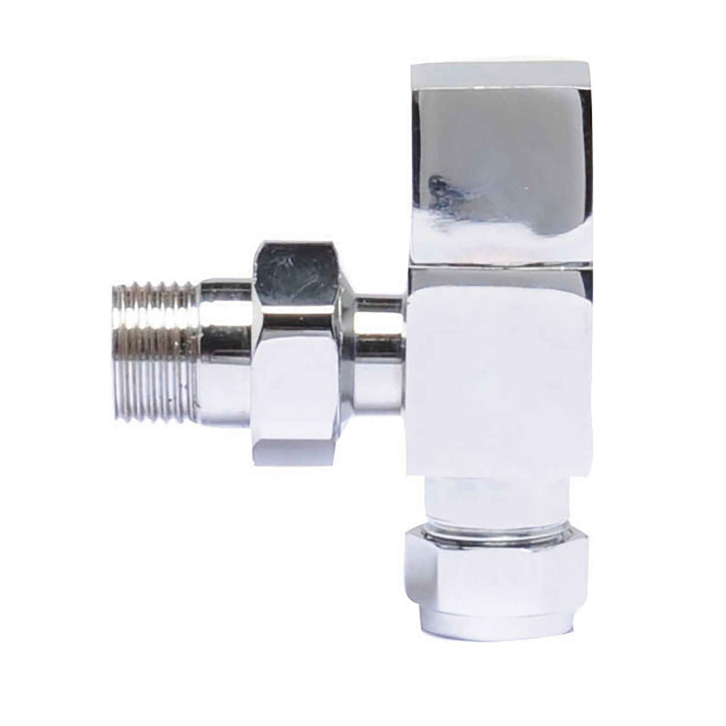 Angled Radiator Valve Pack (Pairs) - Chrome