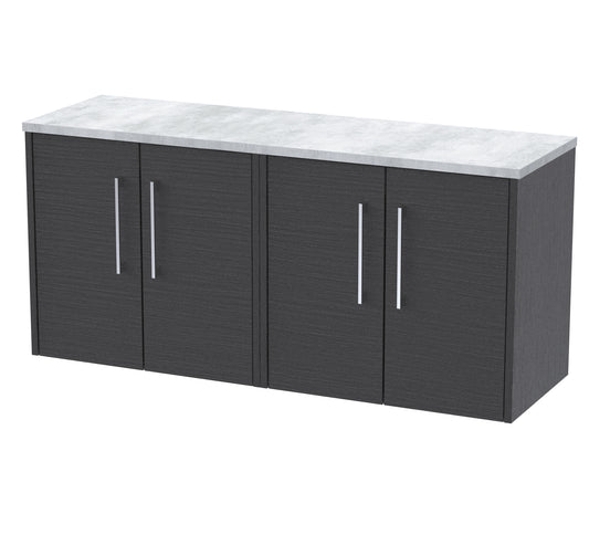Hudson Reed Juno 1200mm Wall Hung Vanity Unit With Laminate Worktop