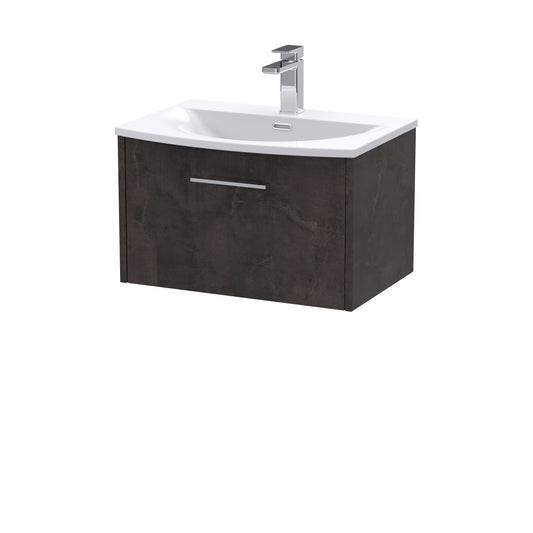 Hudson Reed Juno 600mm 1 Drawer Wall Hung Vanity Unit With Basin