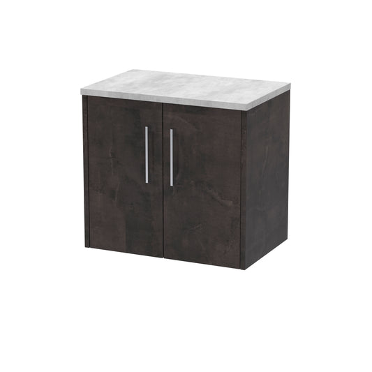 Hudson Reed Juno 600mm 2 Door Wall Hung Vanity Unit With Laminate Worktop