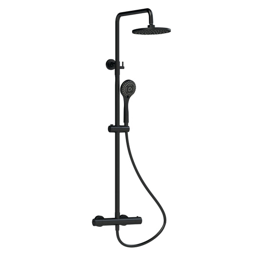 Shower Kits Round Thermostatic Bar Valve & Shower Kit