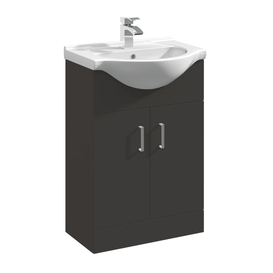 Kass 550mm 2 Door Floor Standing With Basin