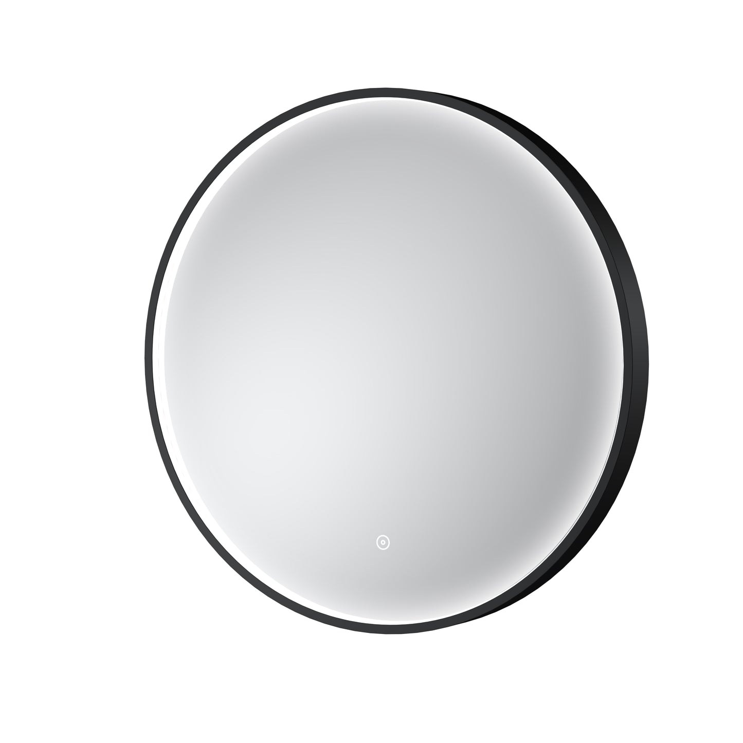 Mensa Black Inset Frame LED Mirror - 600mm
