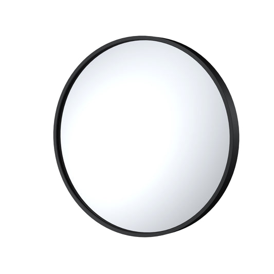 Black Frame Recessed Mirror - 600mm