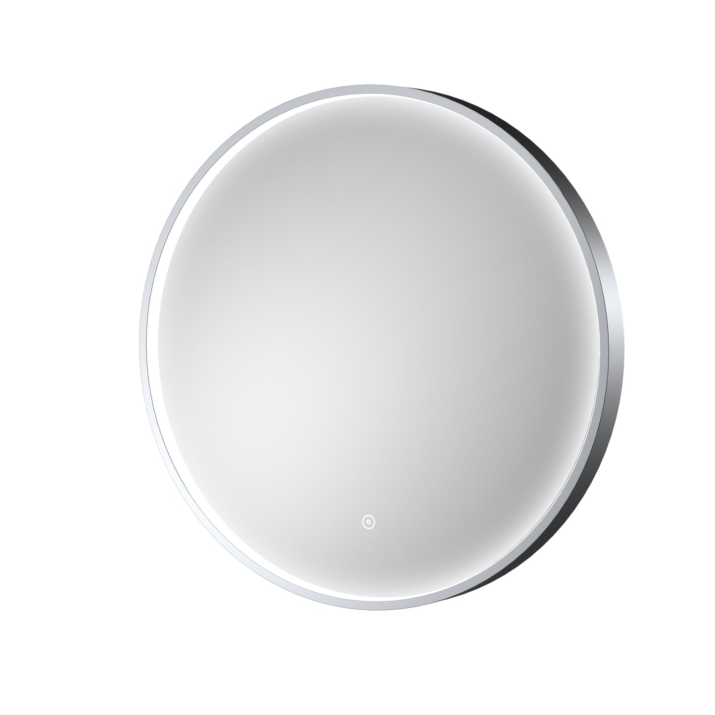 Mensa Polished Chrome  Inset Frame LED Mirror - 600mm