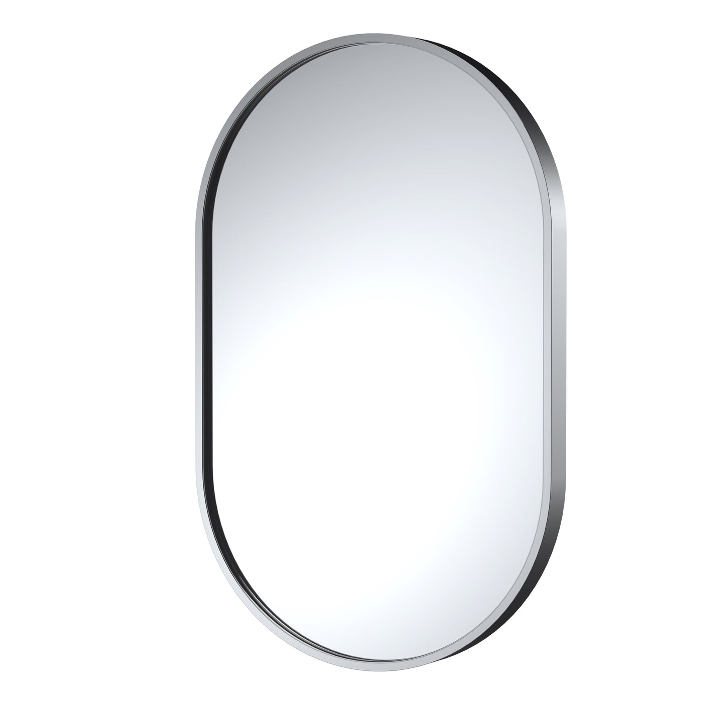 Polished Chrome Frame Recessed Mirror - 800 x 500mm