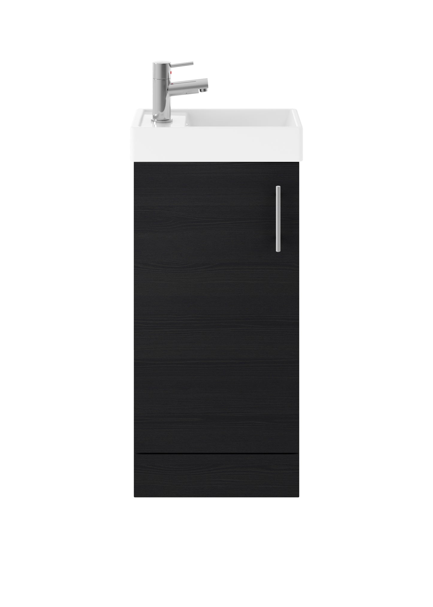 Vault Floor Standing Single Door Compact Vanity Unit with Ceramic Basin 400mm