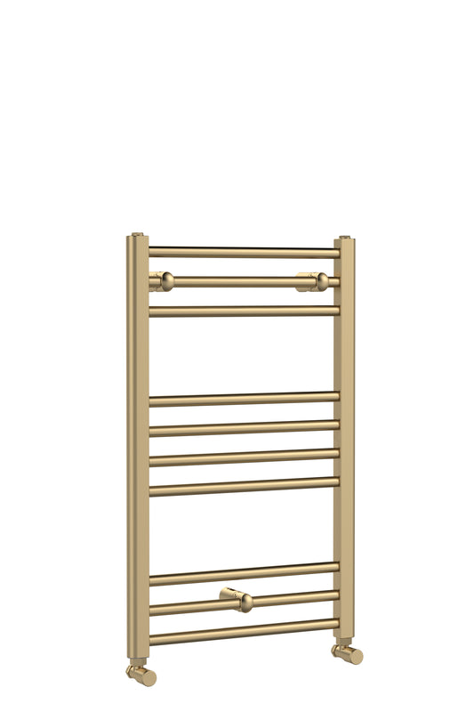 Lorica Straight Towel Radiator with Round Rails 800mm x 500mm
