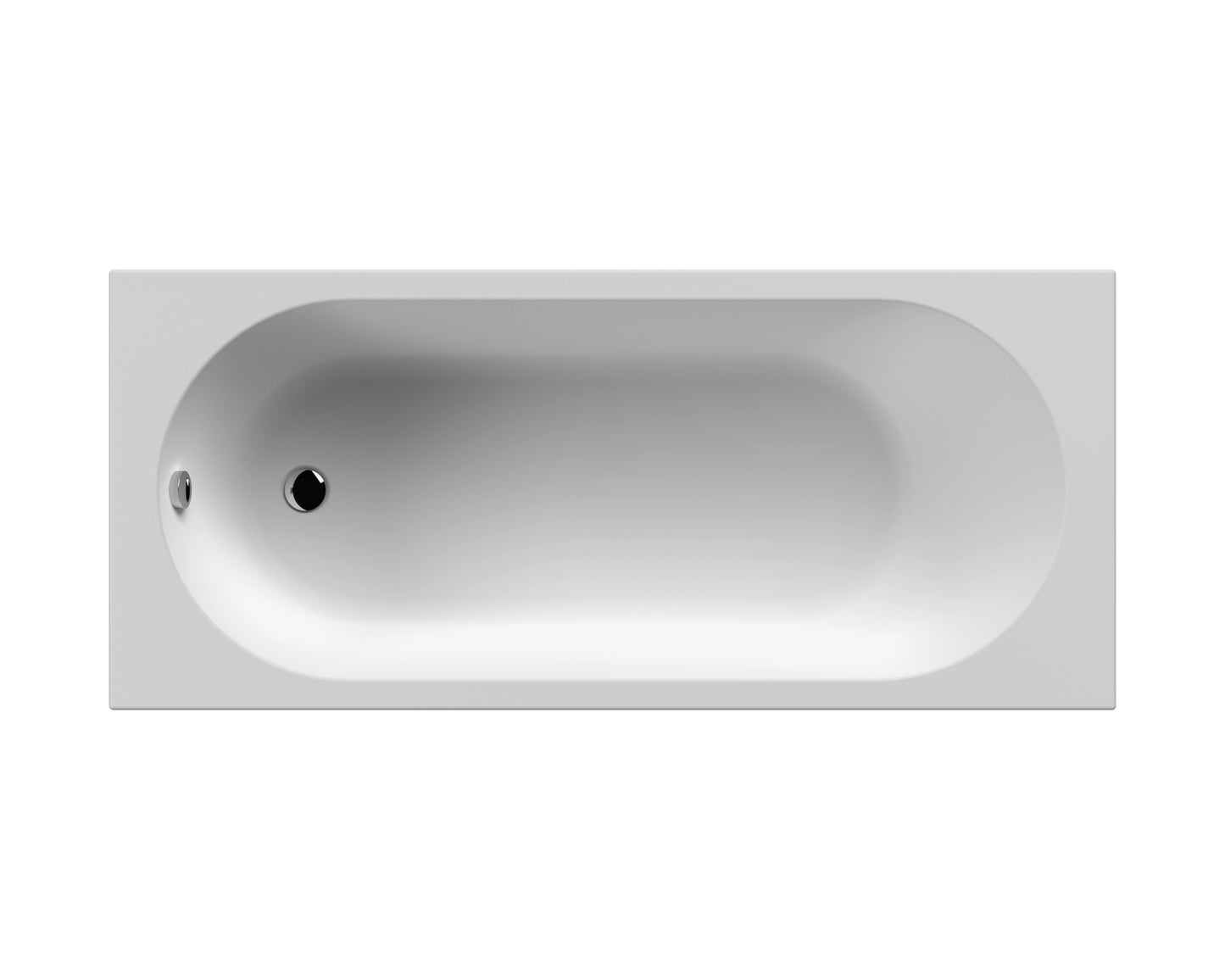 Otley Round Straight Bath  1675 x 700mm