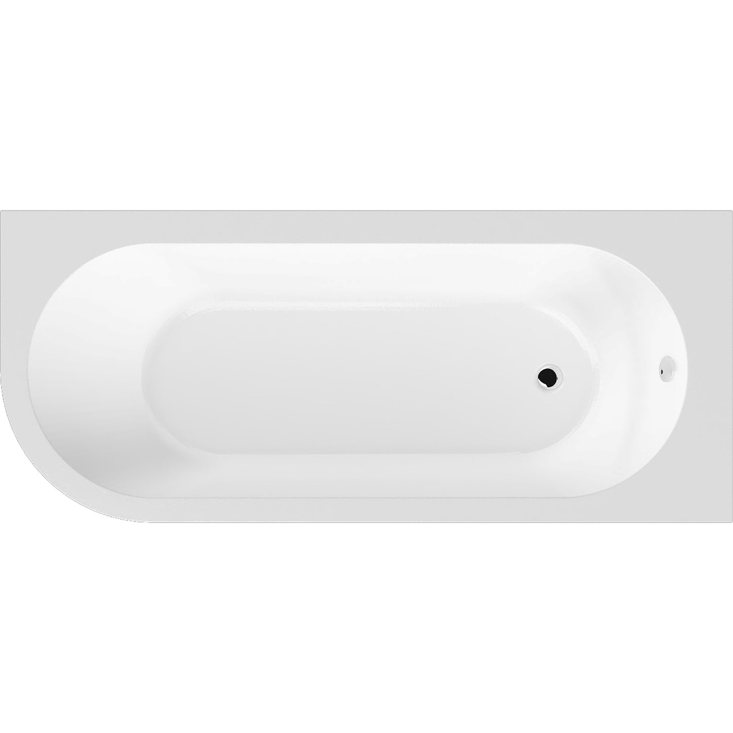 Right Hand Back to Wall Corner Bath