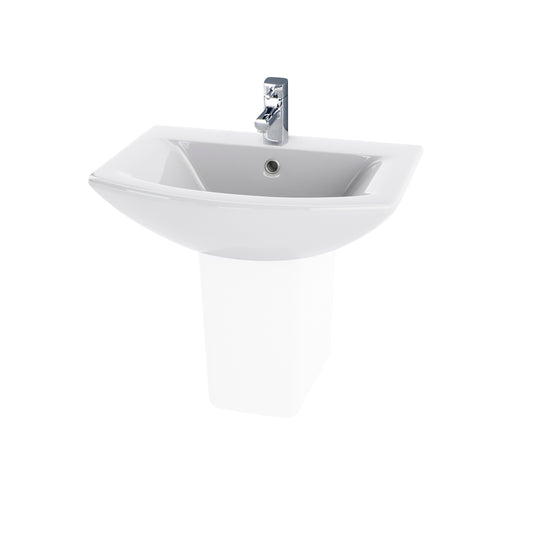 Ettore Small Cloakroom Basin 1 Tap Hole