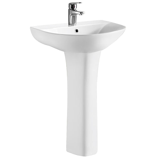 Synergy Full Pedestal - White