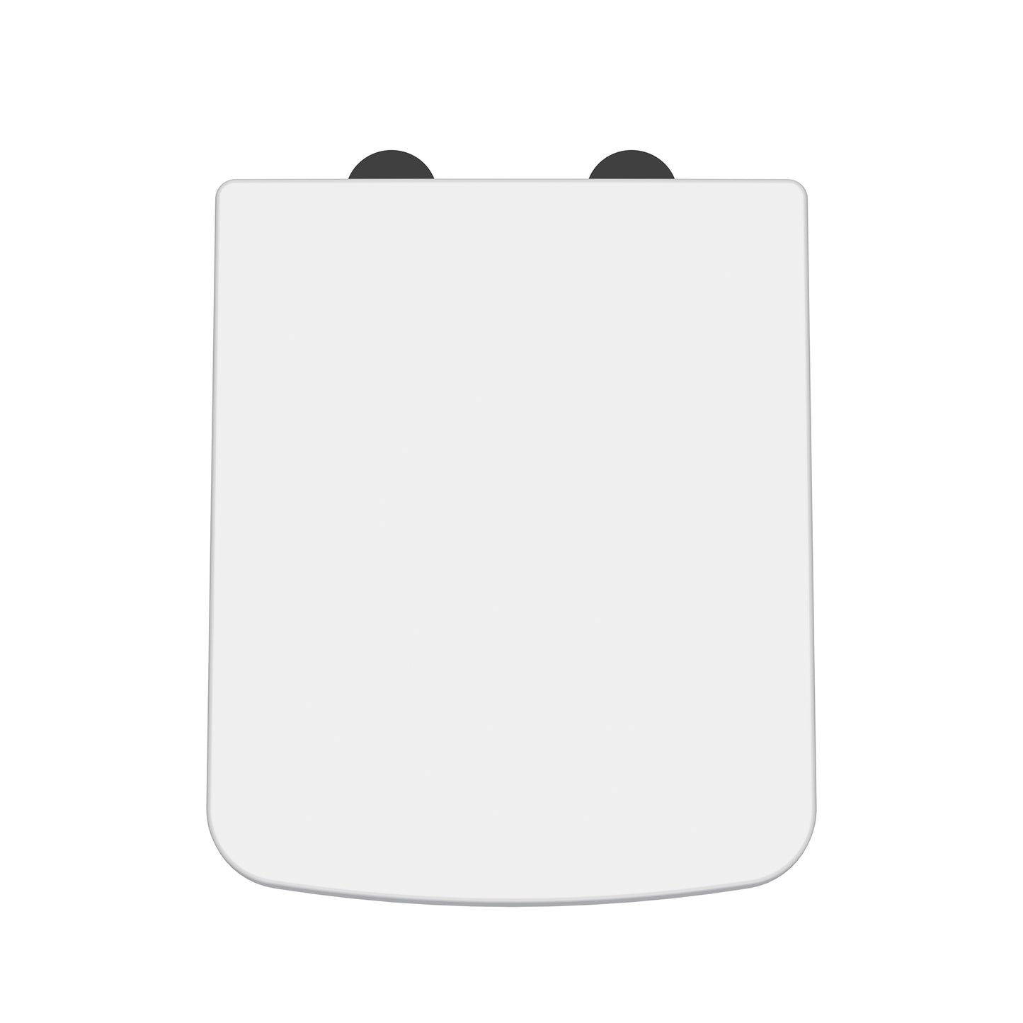 Hudson Reed Square Gloss White Soft Close Toilet Seat