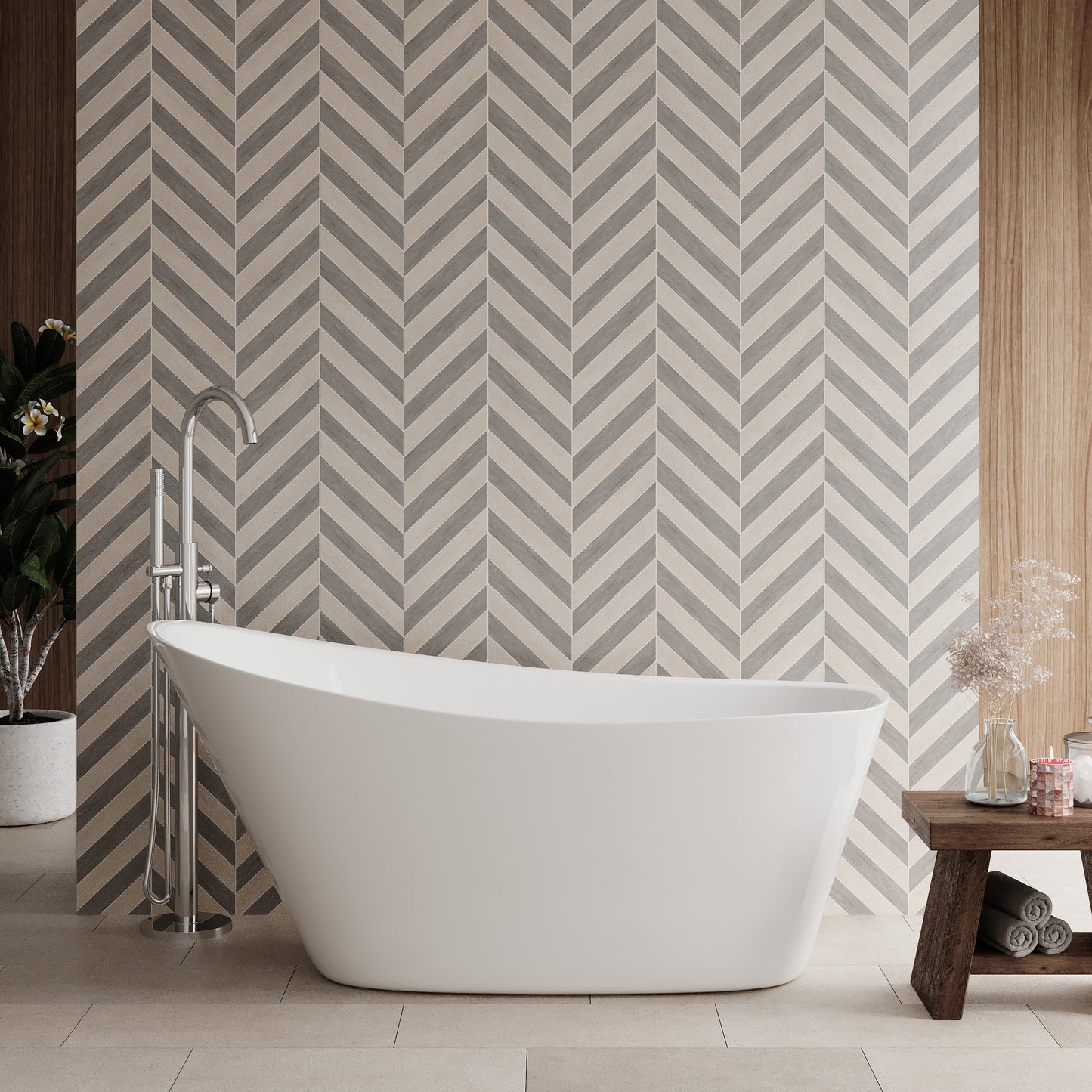 Moment Freestanding Slipper Bath by Nuie