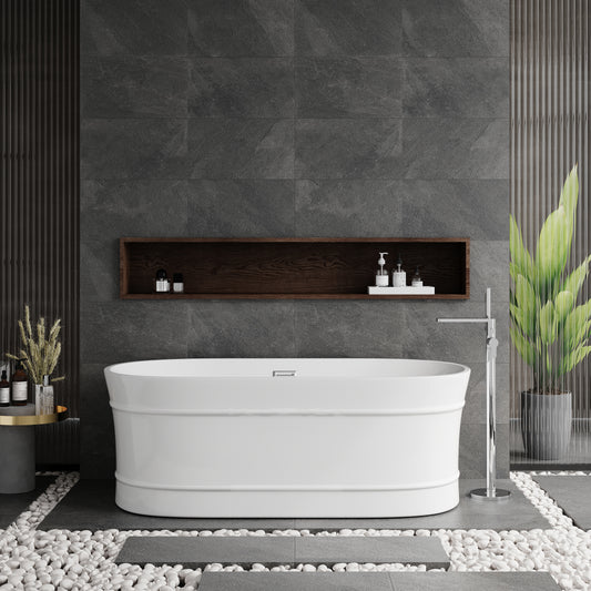 Equinox Oval Freestanding Bath by Nuie