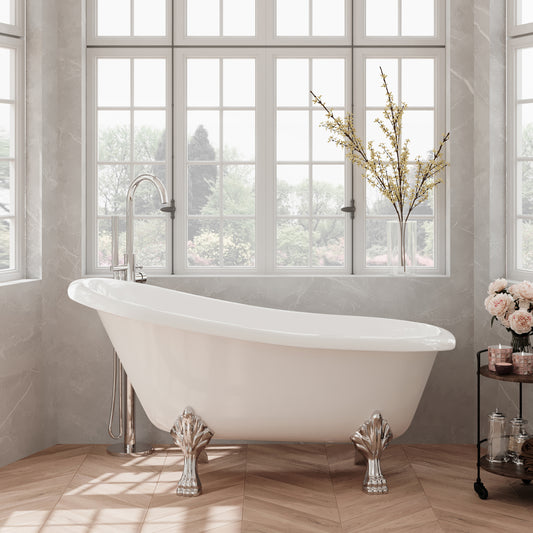 Chronos Freestanding Bath & Feet by Nuie