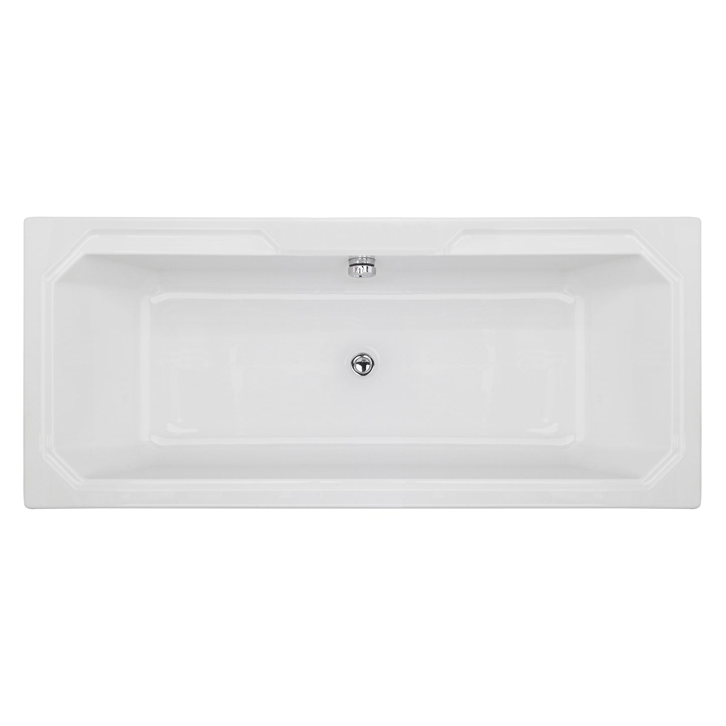 Art Deco Straight Shower Bath 1800 x 800mm