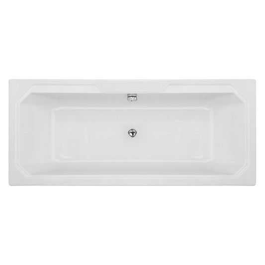 Art Deco Straight Shower Bath 1800 x 800mm