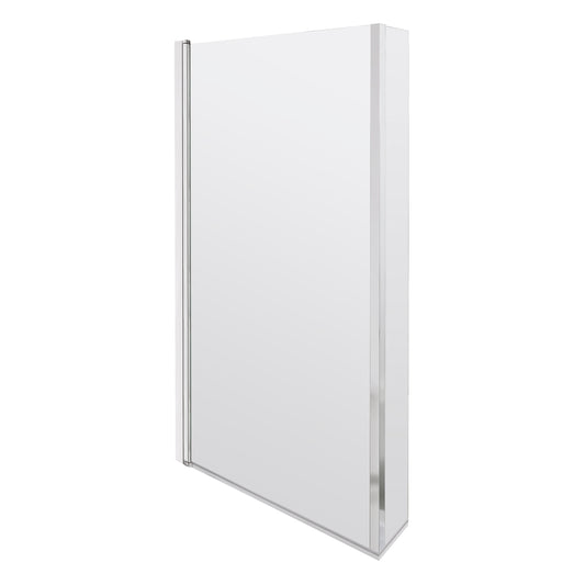 L-Shaped Bath Screen Hinged