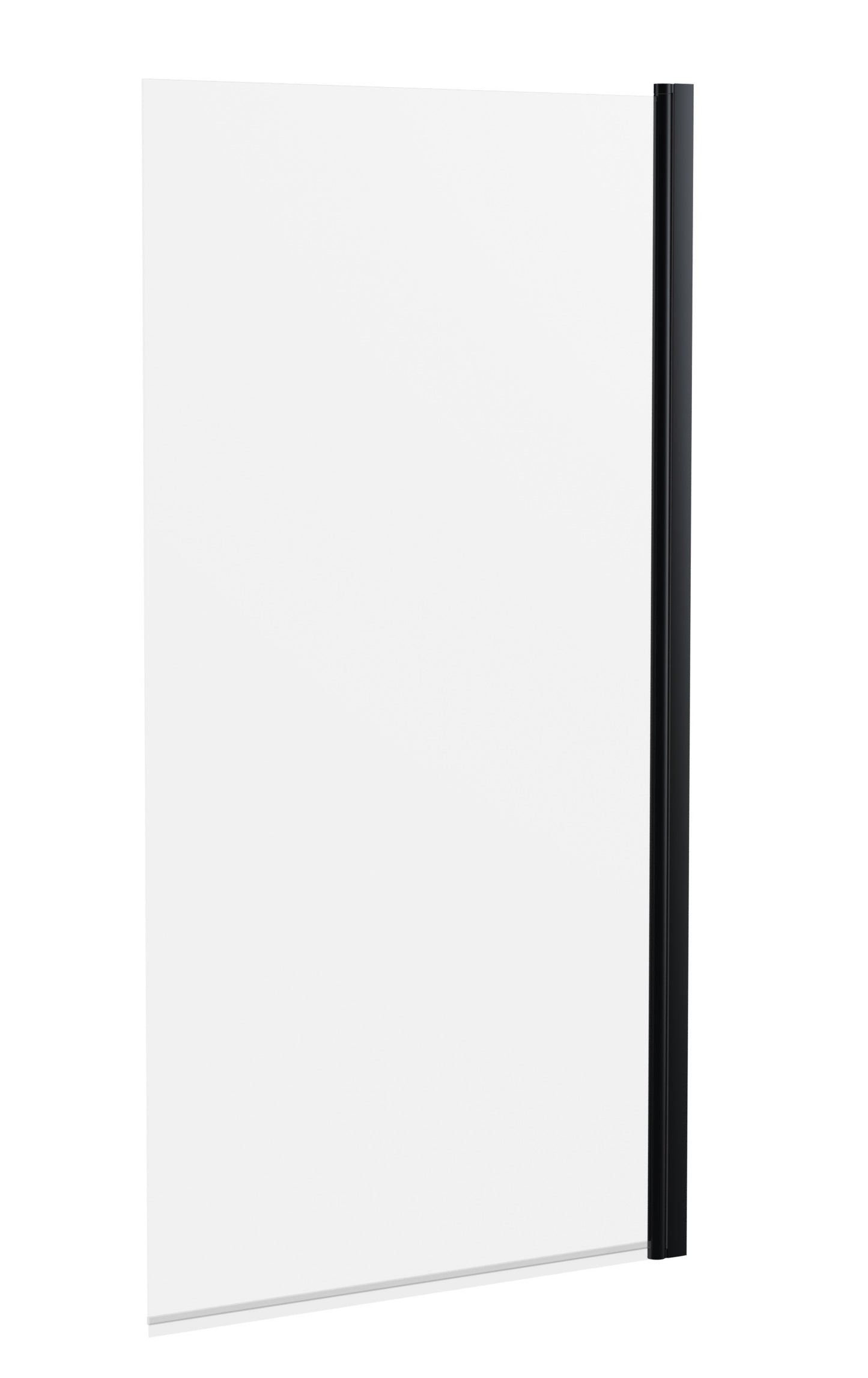 Synergy Square Bath Screen - Matt Black