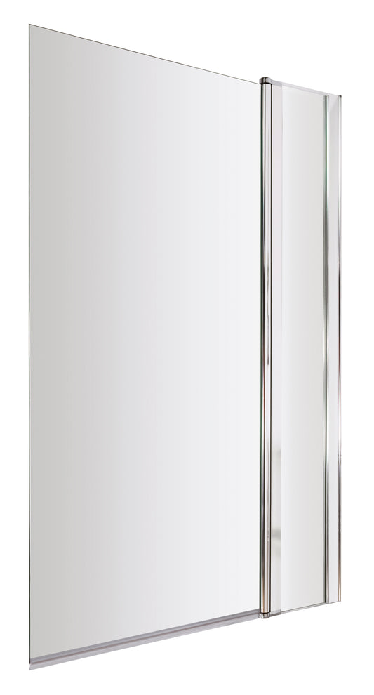 Synergy Square Bath Screen With Fixed Panel - Chrome