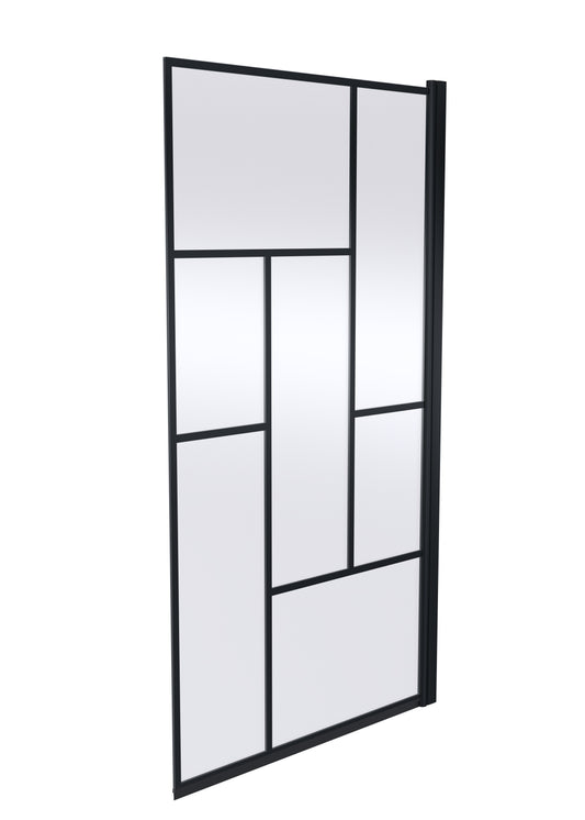 Square Abstract Bath Screen