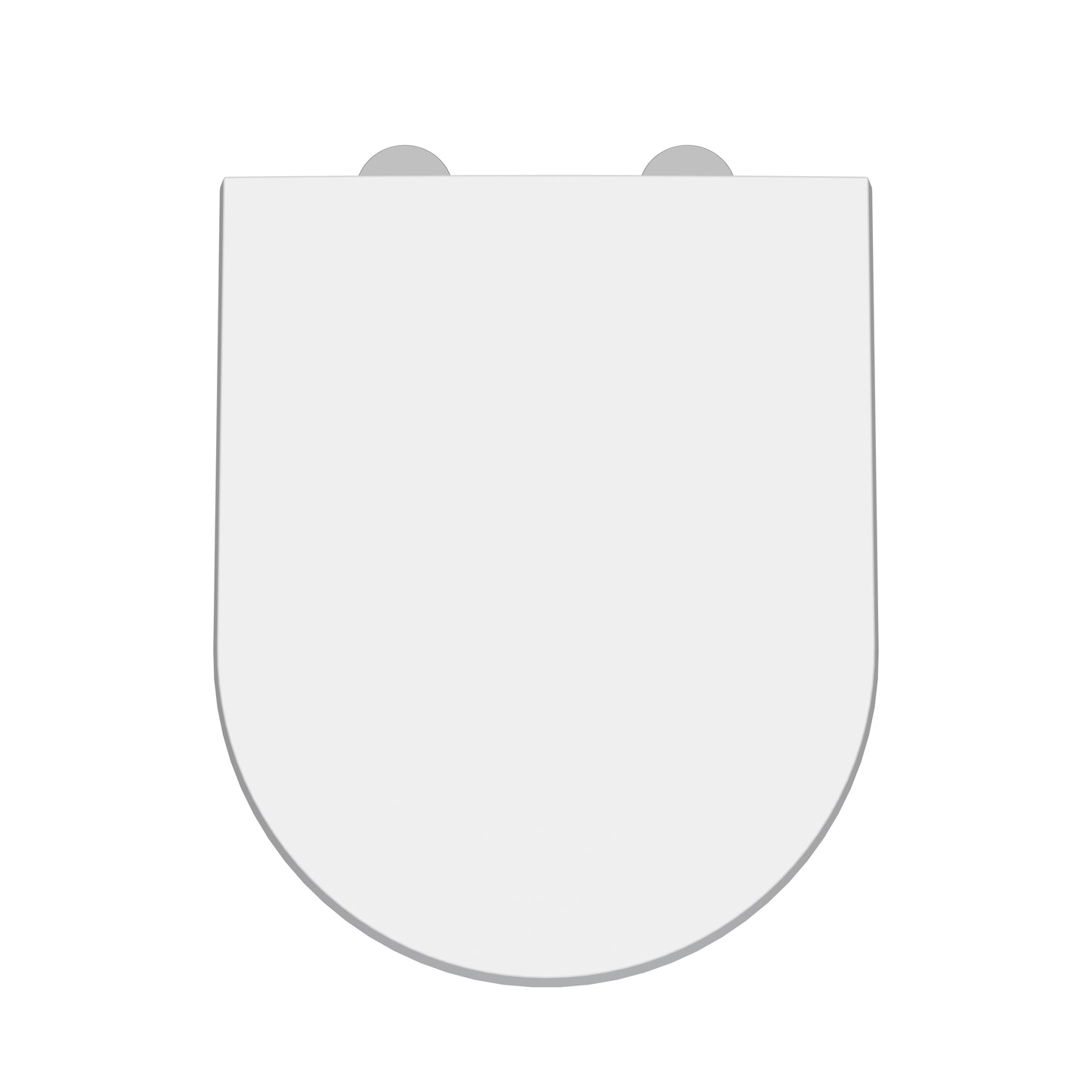 Toilet Seats Luxury D Shaped Top Fix Soft Close Toilet Seat