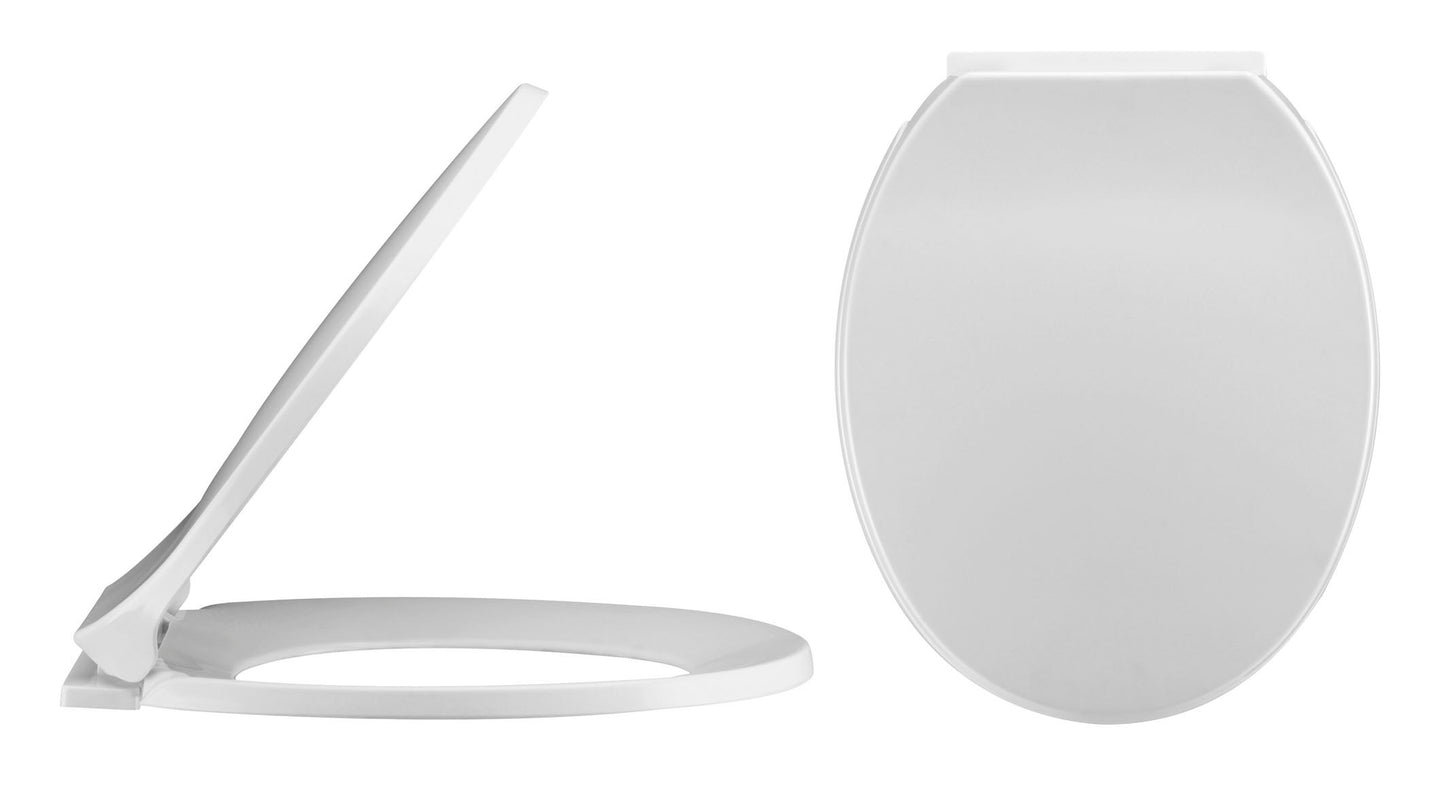 Synergy Henbury Round Soft Close Seat - White