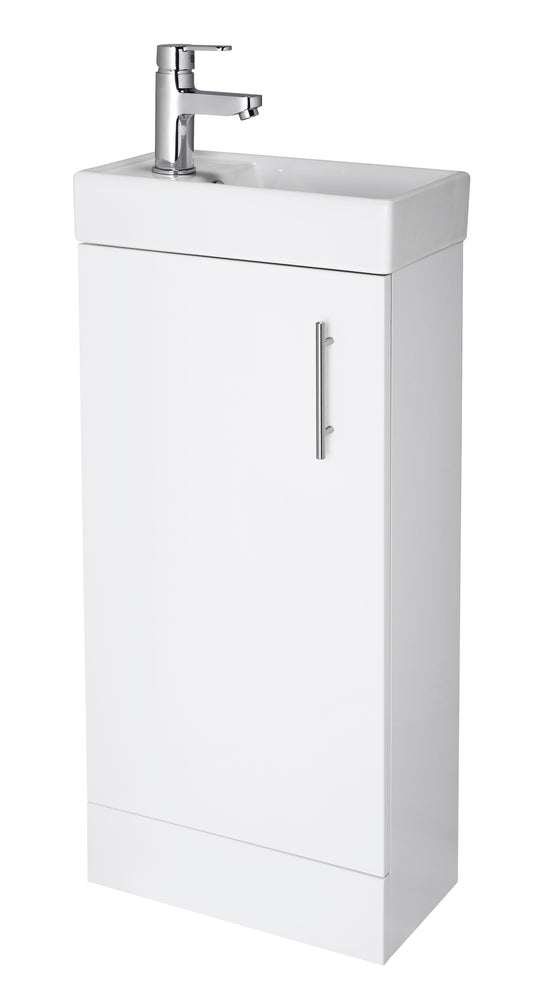 Arley Tite 400mm Gloss White Floor Standing Unit