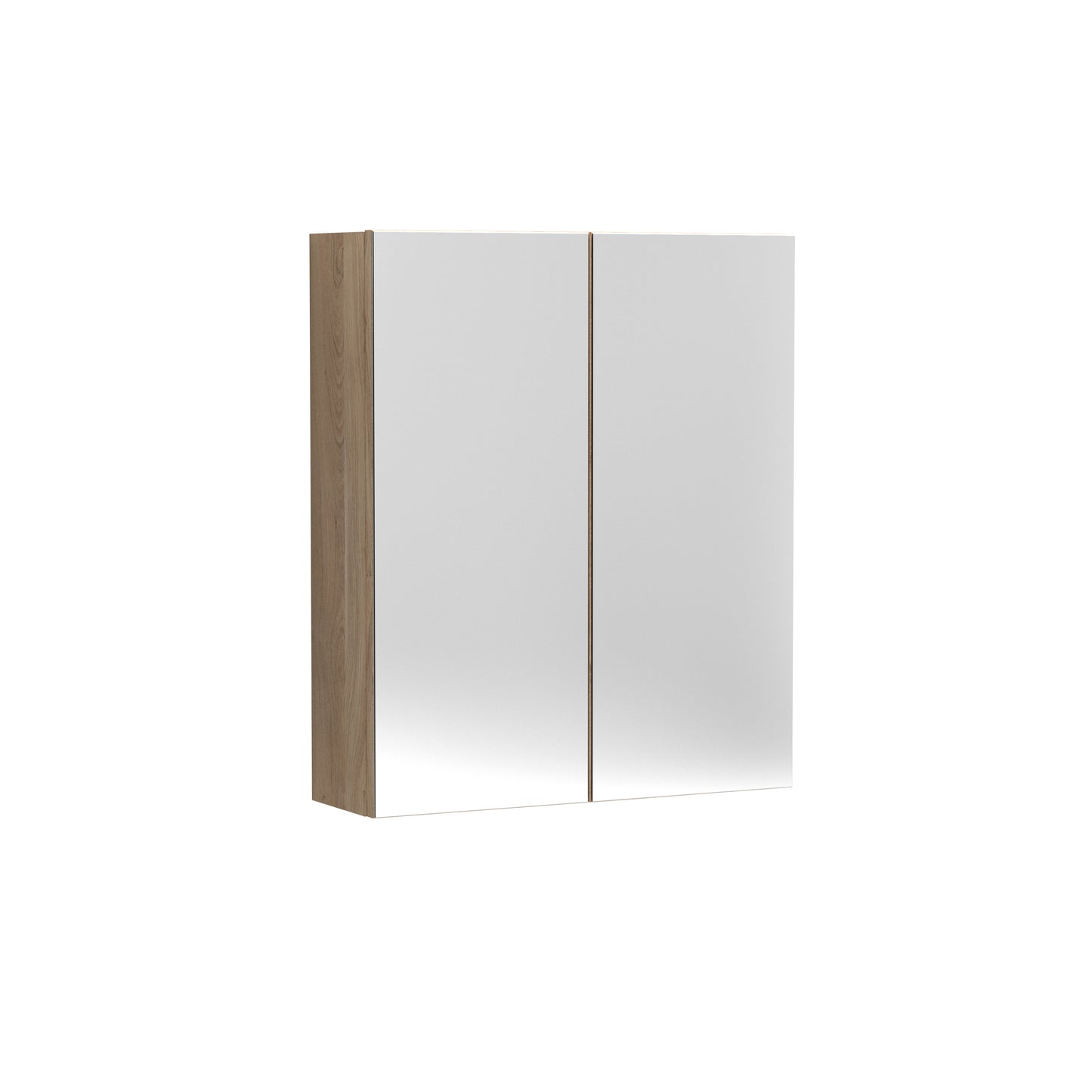 Arno 600mm 2 Door Mirror Cabinet by Nuie
