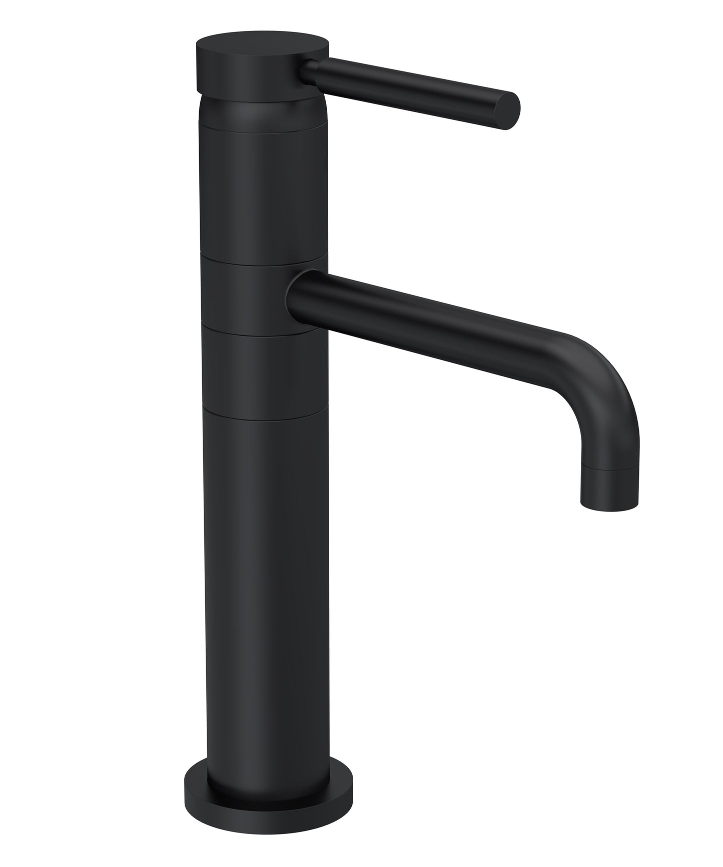 Tec Single Lever High Rise Mixer Matt Black