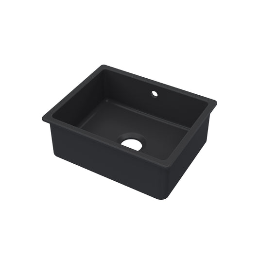 Inset Single Bowl with Overflow 548mm x 442mm x 197mm