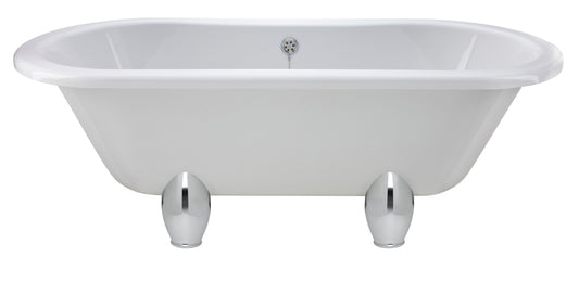 Hudson Reed Kingsbury Traditional 1500mm Double Ended Freestanding Bath With Leg Set