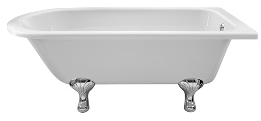 Hudson Reed Winterburn 1700mm Traditional Freestanding Roll Top Shower Bath With Leg Set