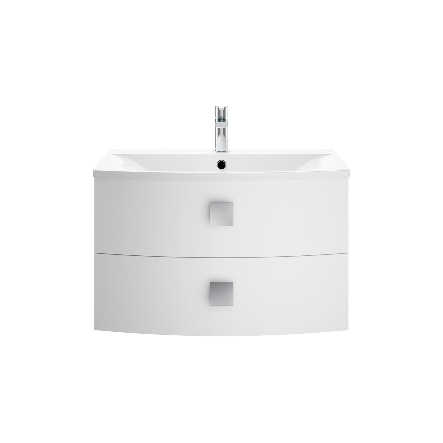 Hudson Reed Sarenna 700mm Wall Hung 2 Drawer Vanity Unit with Basin