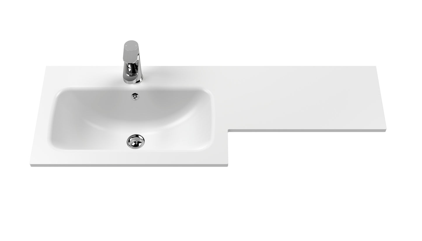 Omerg 1100mm L Basin Bathroom Basin by Synergy