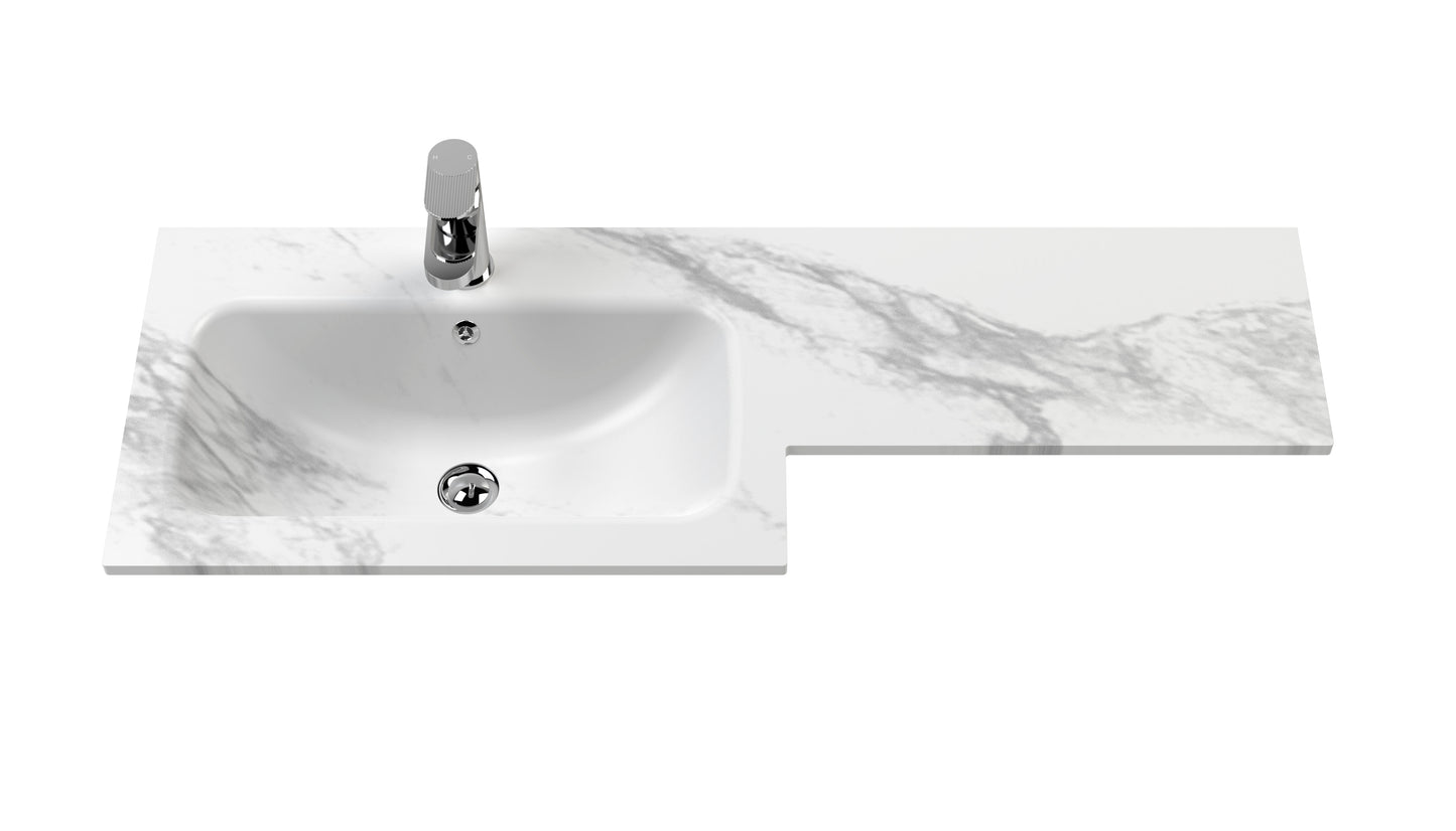 Omerg 1100mm L Basin Bathroom Basin by Synergy