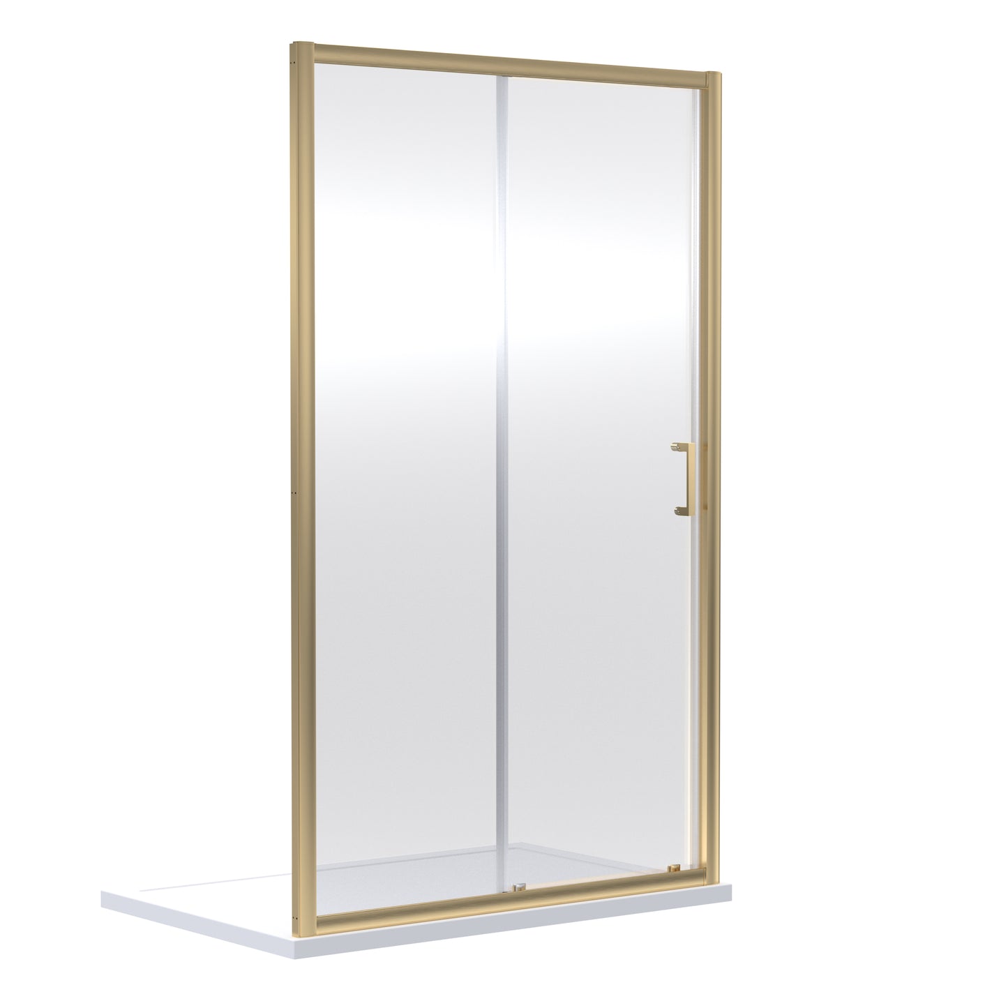Arley Ralus 6 1400mm Brushed Brass Sliding Door