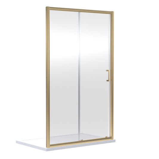 Arley Ralus 6 1400mm Brushed Brass Sliding Door