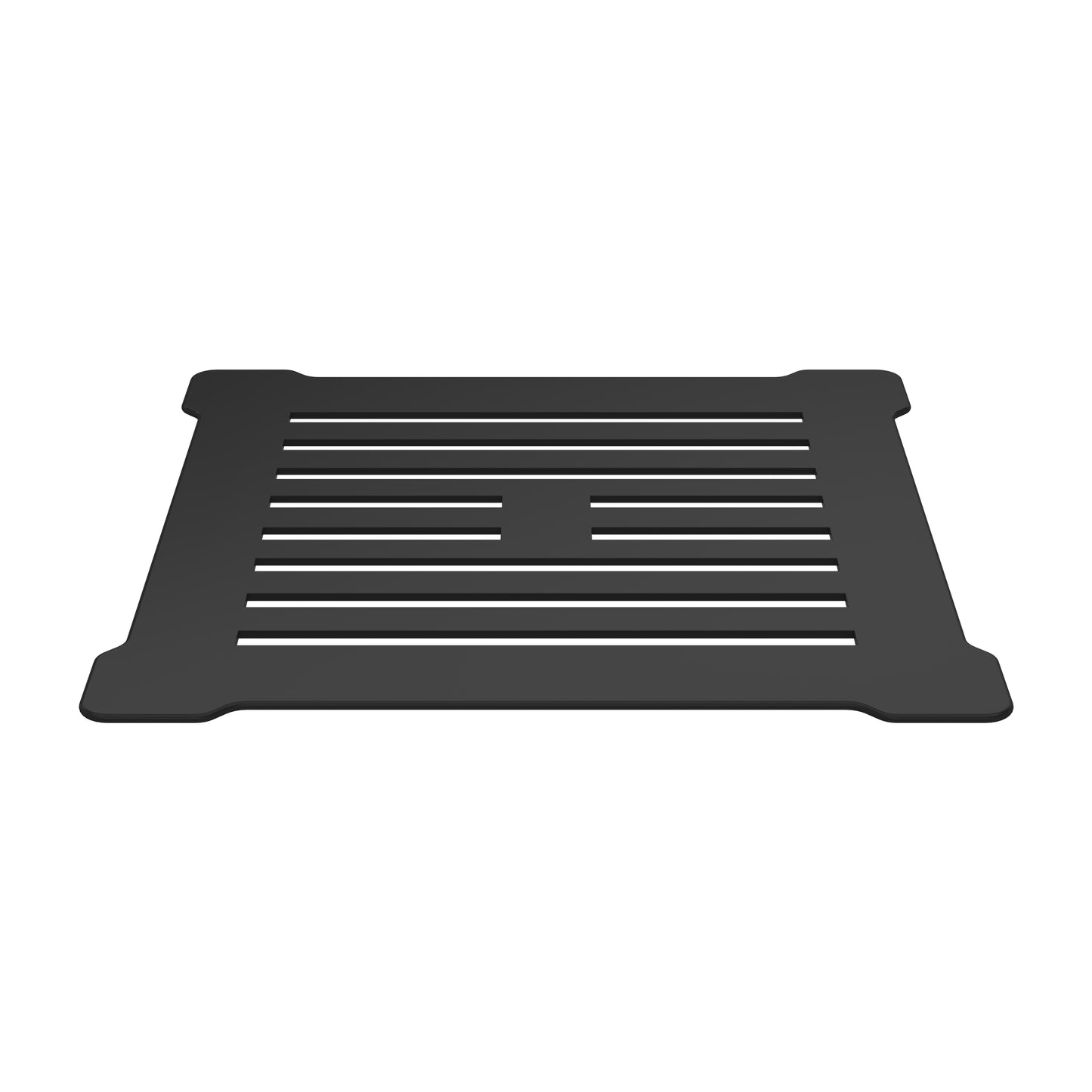 Square Shower Waste With Black Top