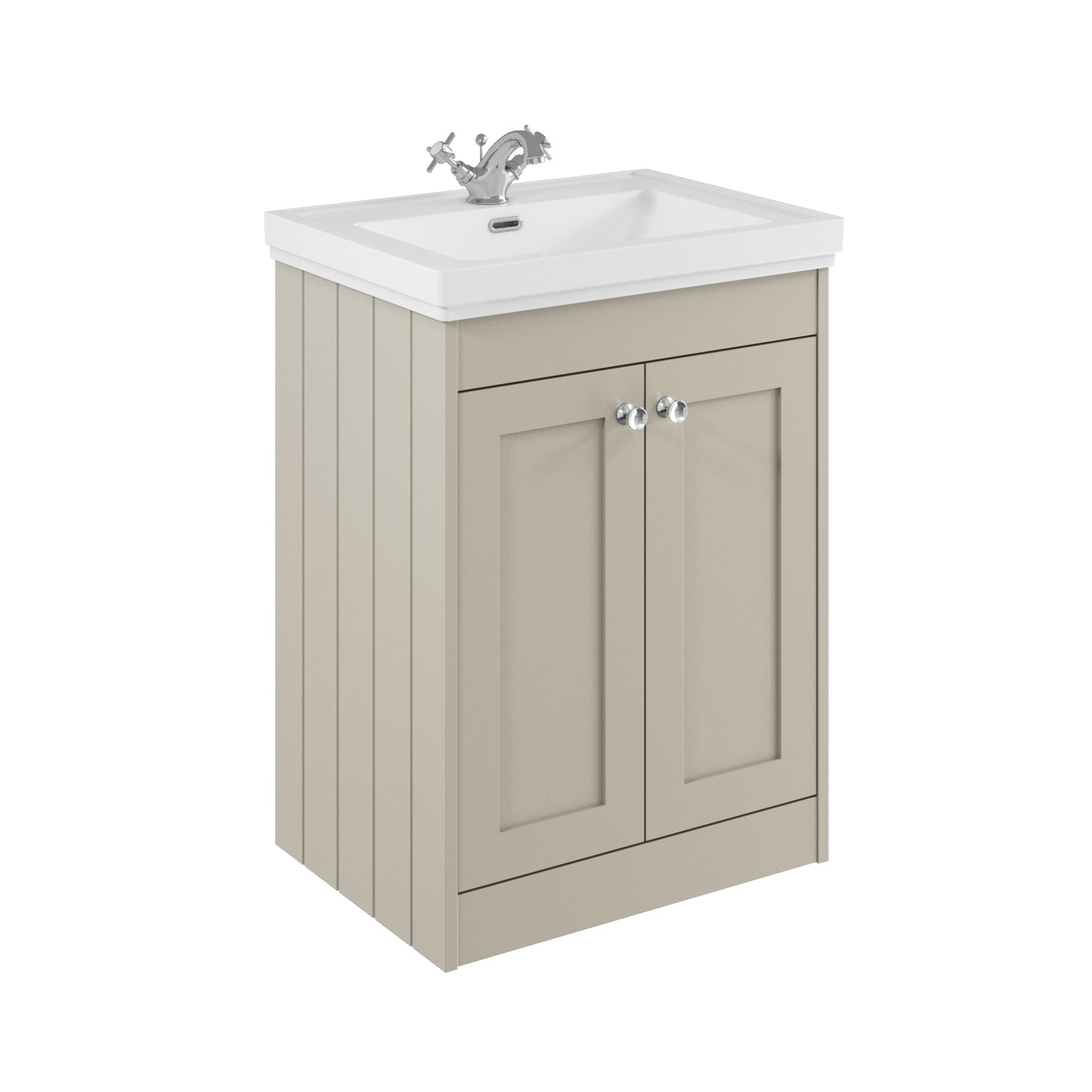 Henbury 600mm Floor Standing 2 Door Vanity Unit by Synergy