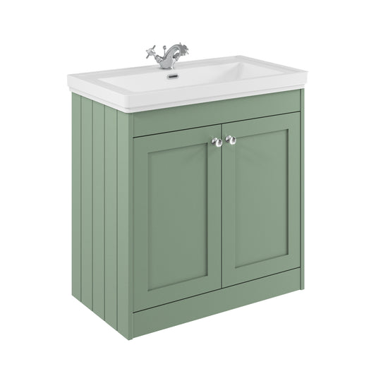 Henbury 800mm 2 Door Floor Standing Vanity Unit by Synergy