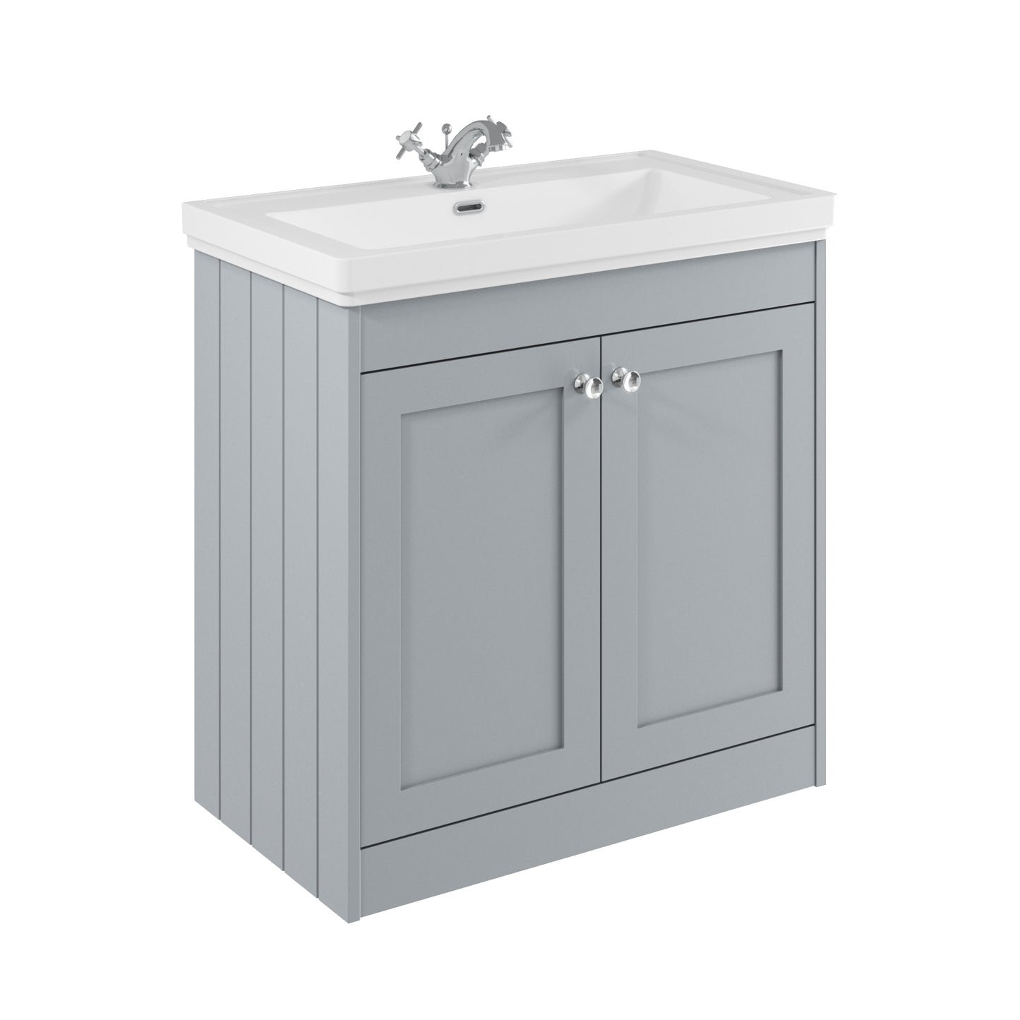 Henbury 800mm 2 Door Floor Standing Vanity Unit by Synergy