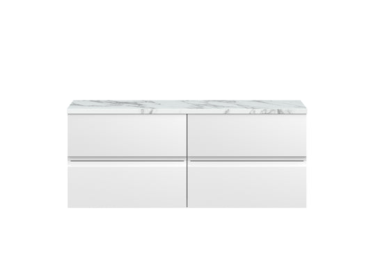 Hudson Reed Urban 1205mm Wall Hung 4-Drawer Unit With Laminate Worktop