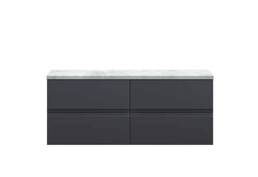 Hudson Reed Urban 1205mm Wall Hung 4-Drawer Unit With Laminate Worktop